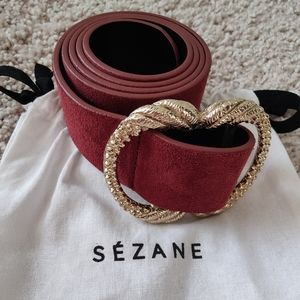 Artemis Belt in Burgundy